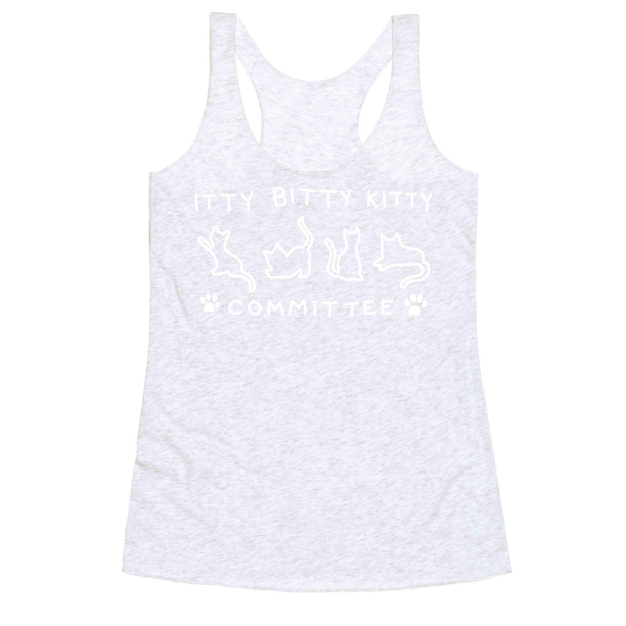 Itty Bitty Kitty Committee Racerback Tank