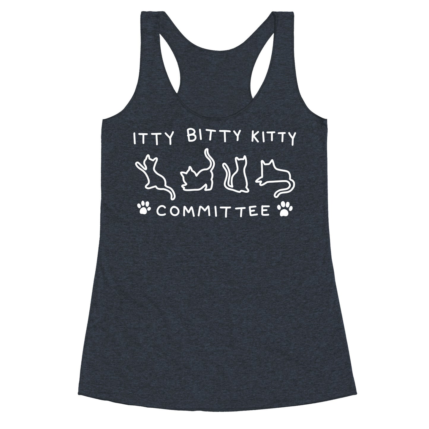 Itty Bitty Kitty Committee Racerback Tank