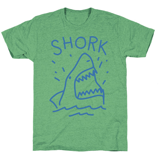 Shork Shark Unisex Triblend Tee