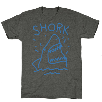 Shork Shark Unisex Triblend Tee