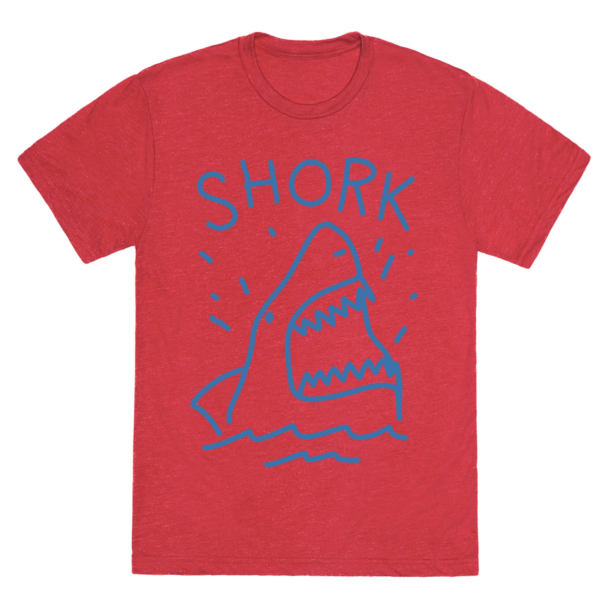 Shork Shark Unisex Triblend Tee