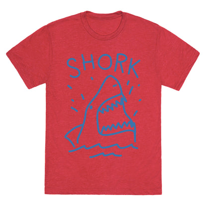 Shork Shark Unisex Triblend Tee