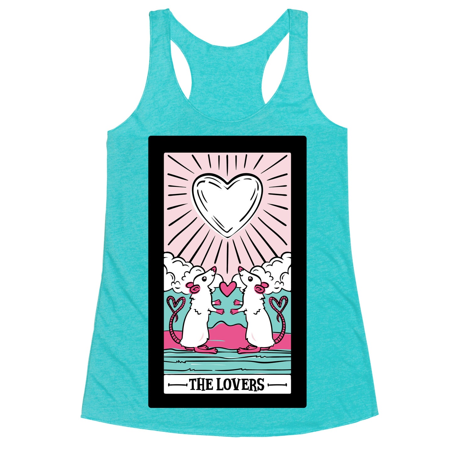 The Rat Lovers Tarot Racerback Tank