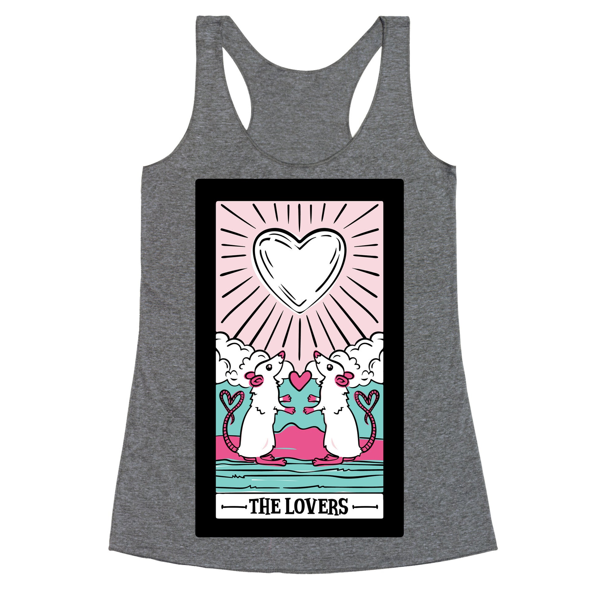 The Rat Lovers Tarot Racerback Tank
