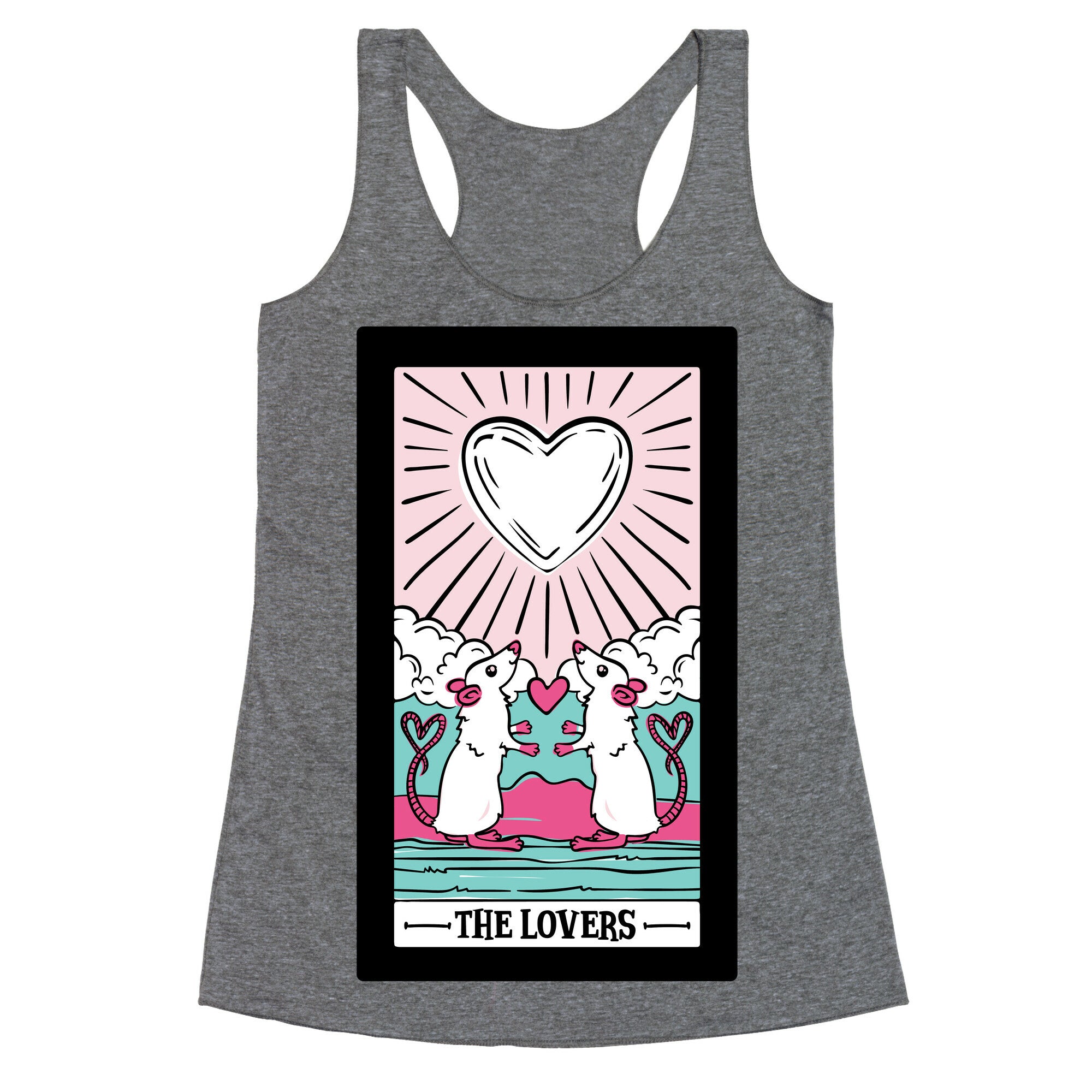 The Rat Lovers Tarot Racerback Tank