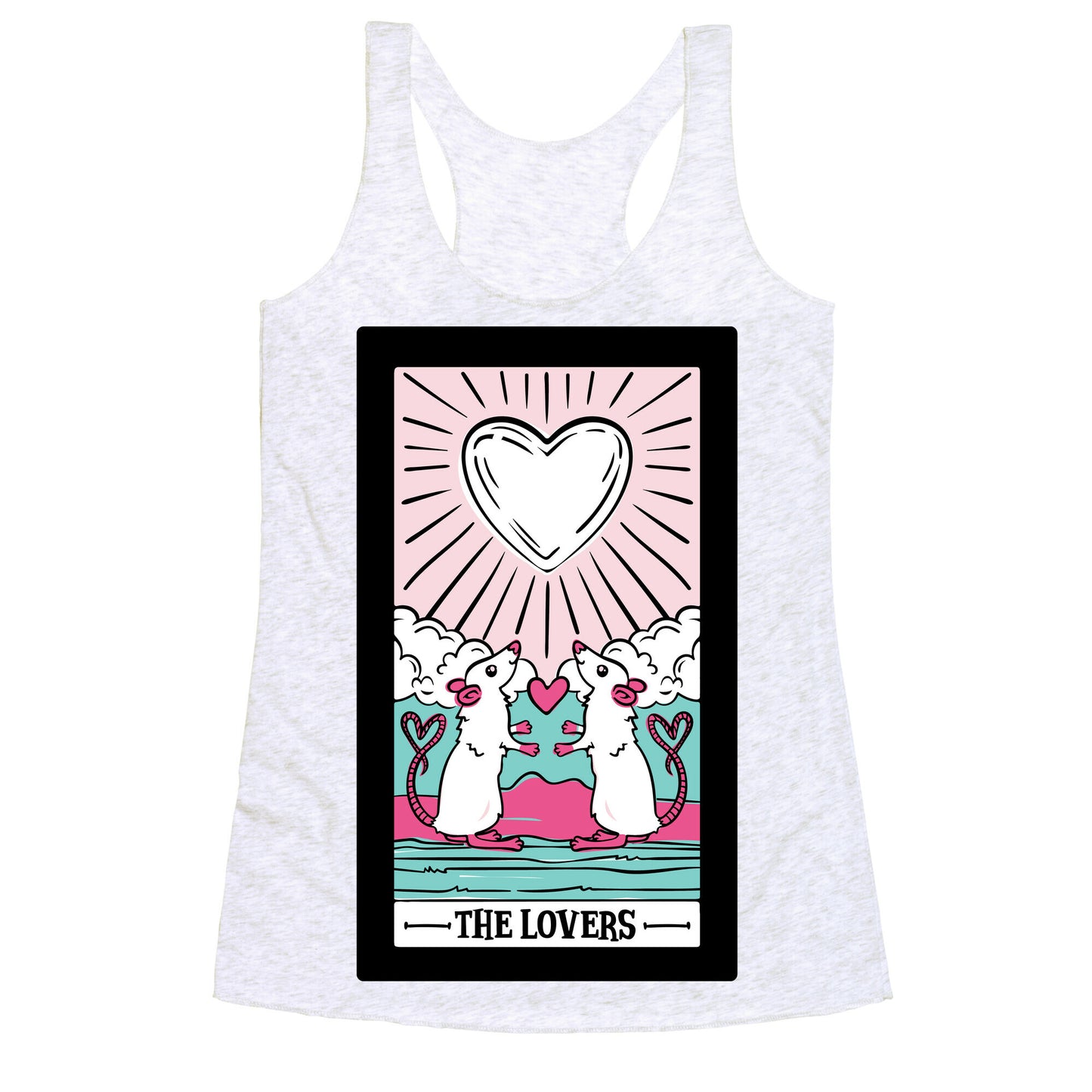 The Rat Lovers Tarot Racerback Tank