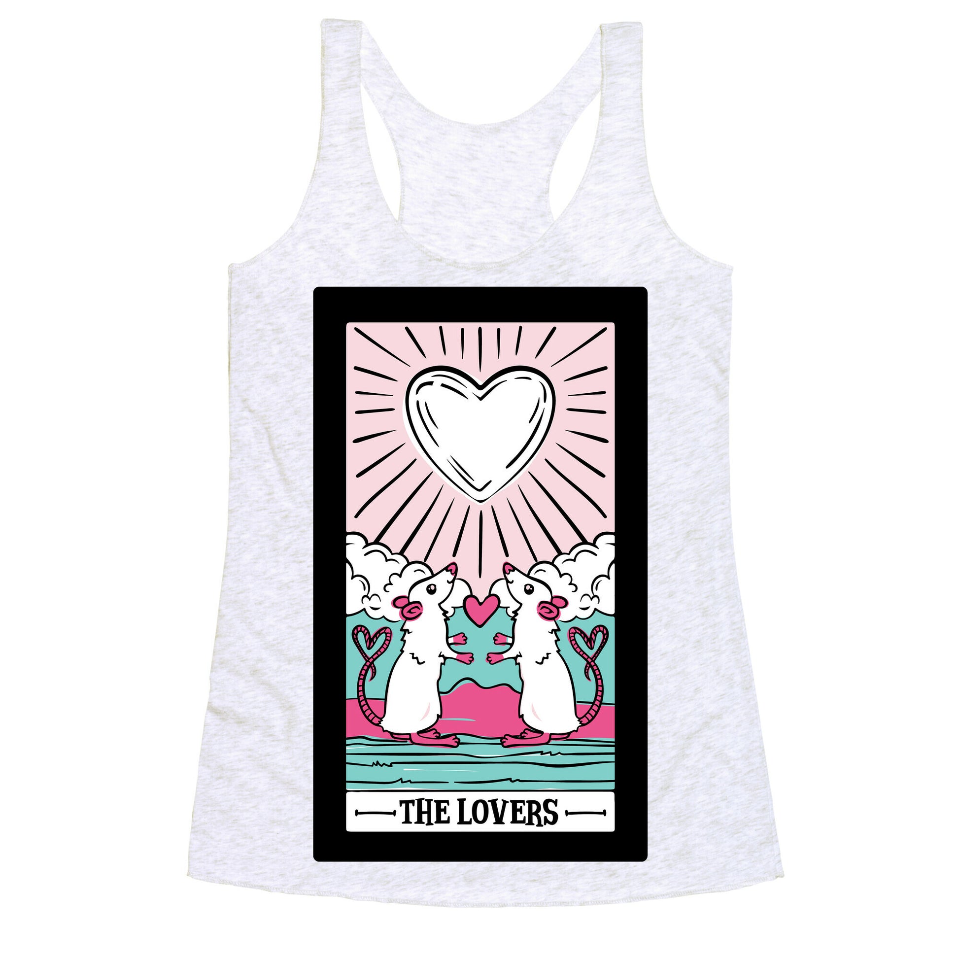 The Rat Lovers Tarot Racerback Tank