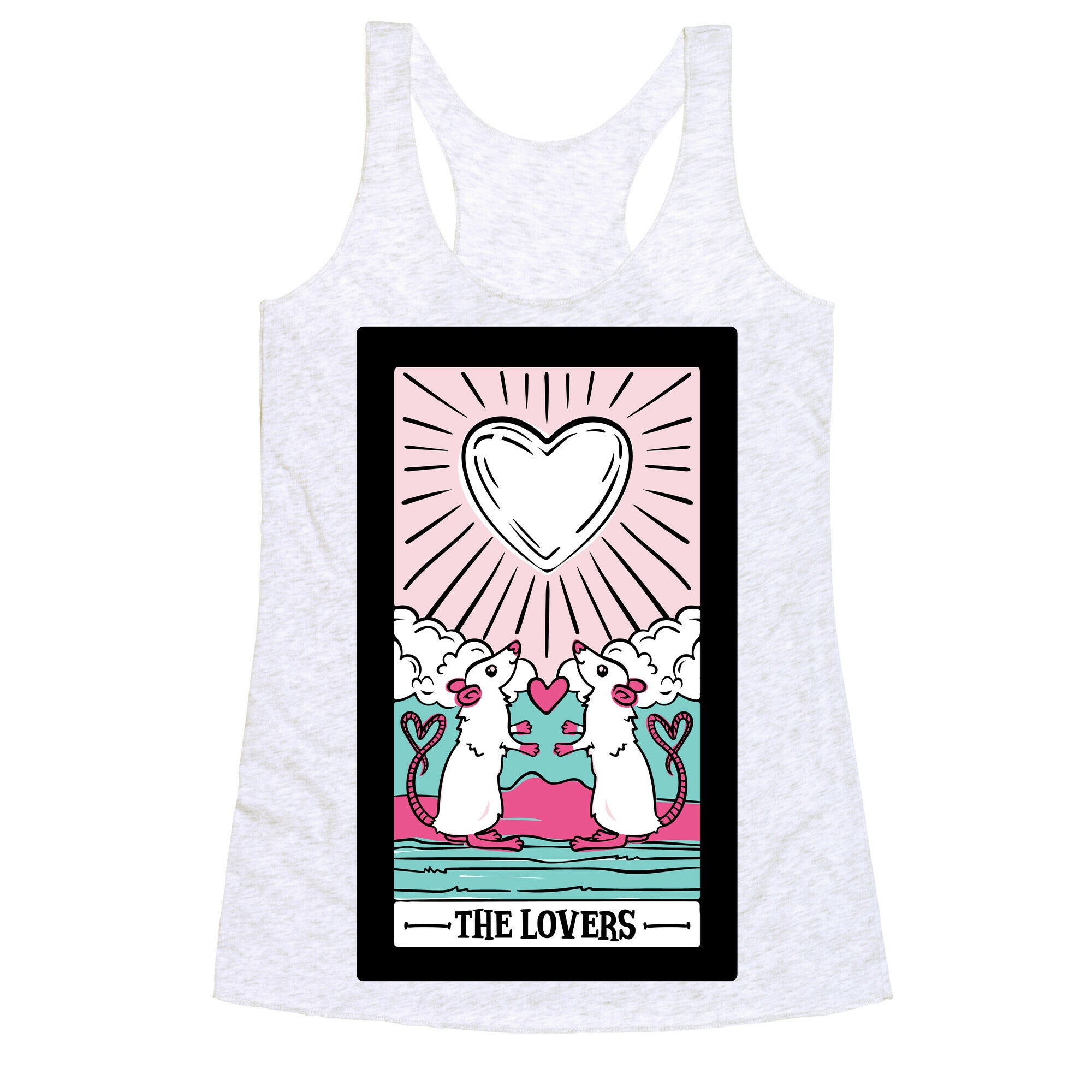 The Rat Lovers Tarot Racerback Tank
