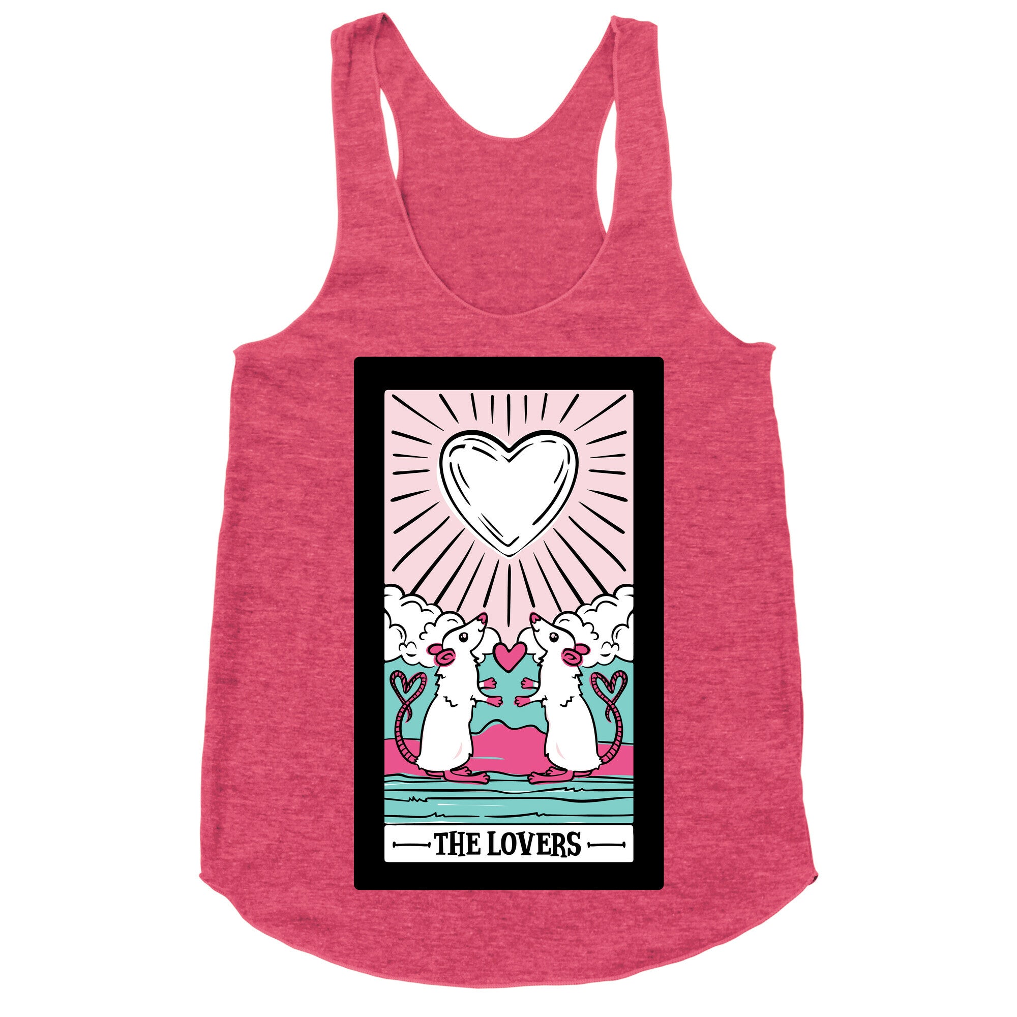 The Rat Lovers Tarot Racerback Tank