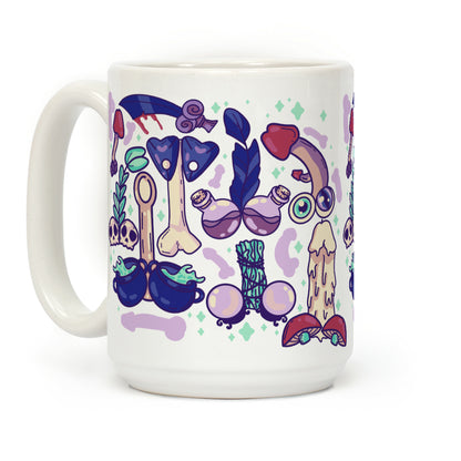 Phallic Witchy Things Pattern Coffee Mug