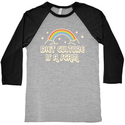 Diet Culture Is A Scam Baseball Tee