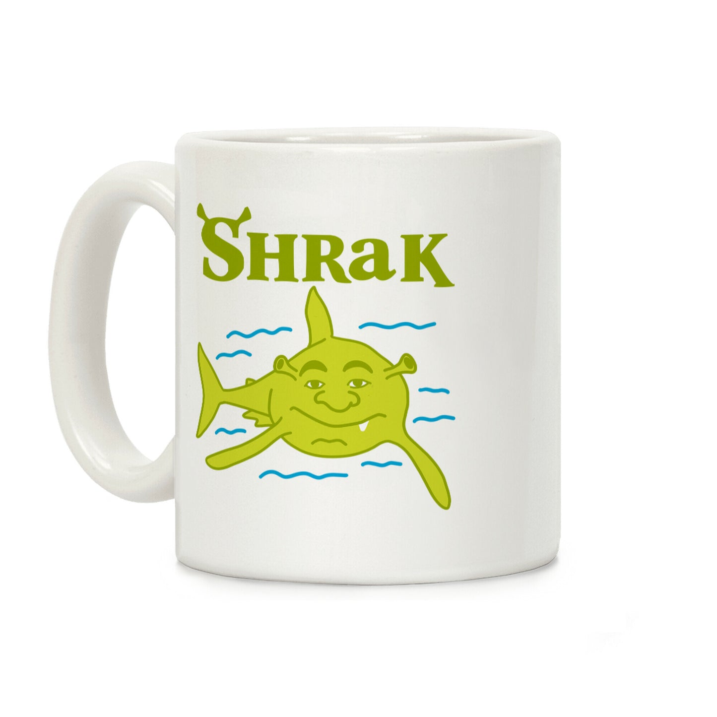 Shrak Shrek The Shark Coffee Mug