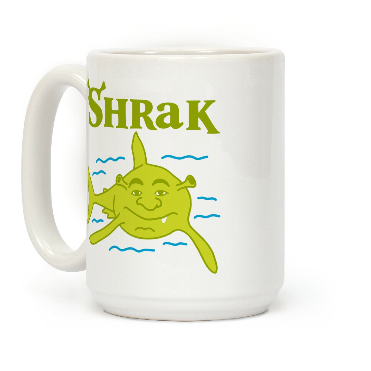 Shrak Shrek The Shark Coffee Mug