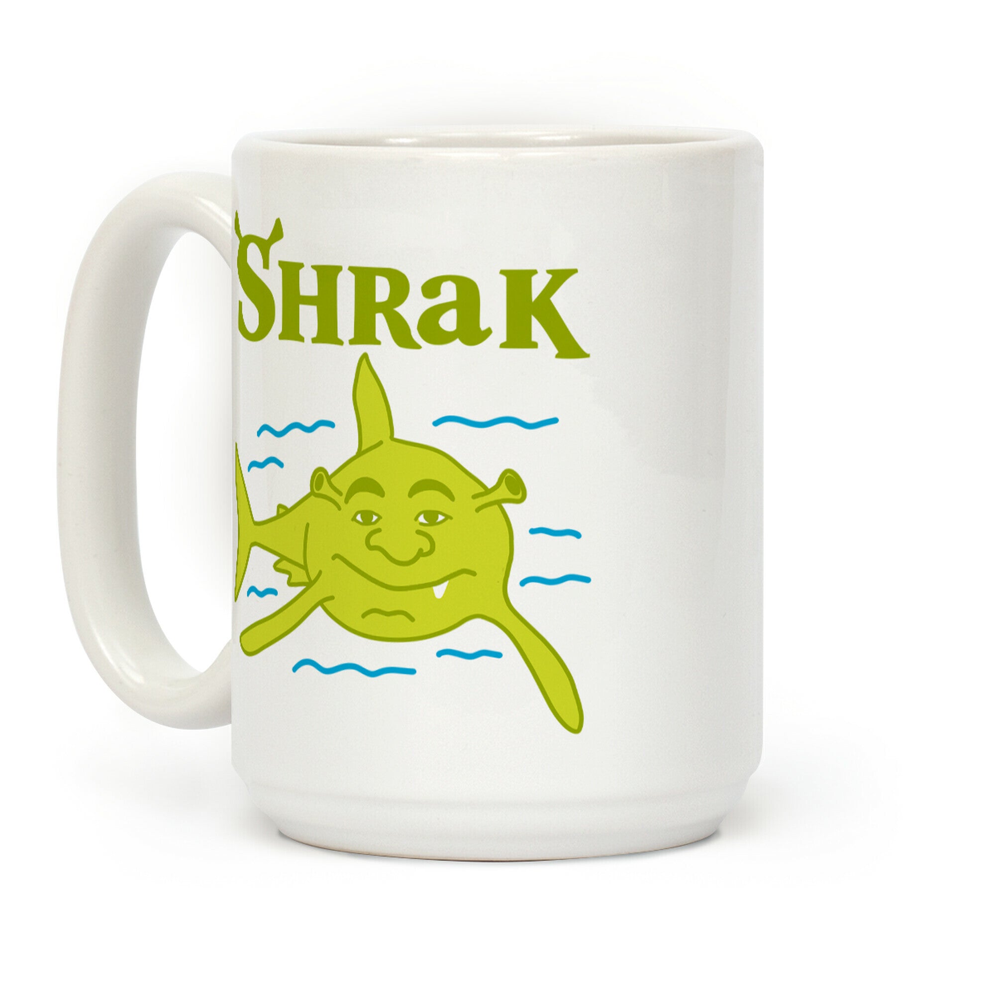 Shrak Shrek The Shark Coffee Mug