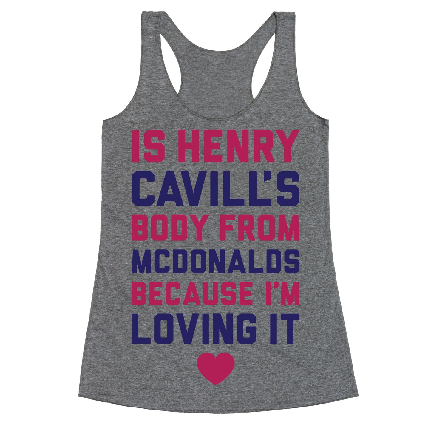 Henry Cavill's Body Racerback Tank