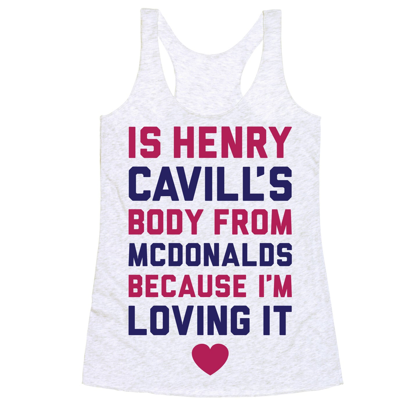 Henry Cavill's Body Racerback Tank