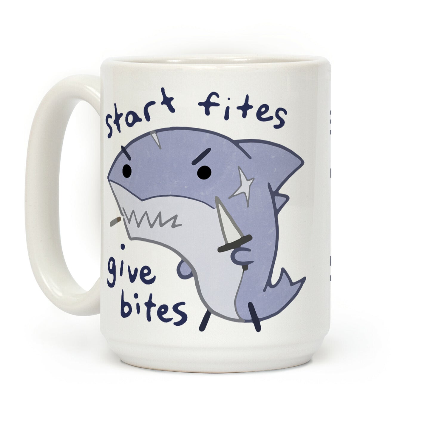Start Fites Give Bites Coffee Mug