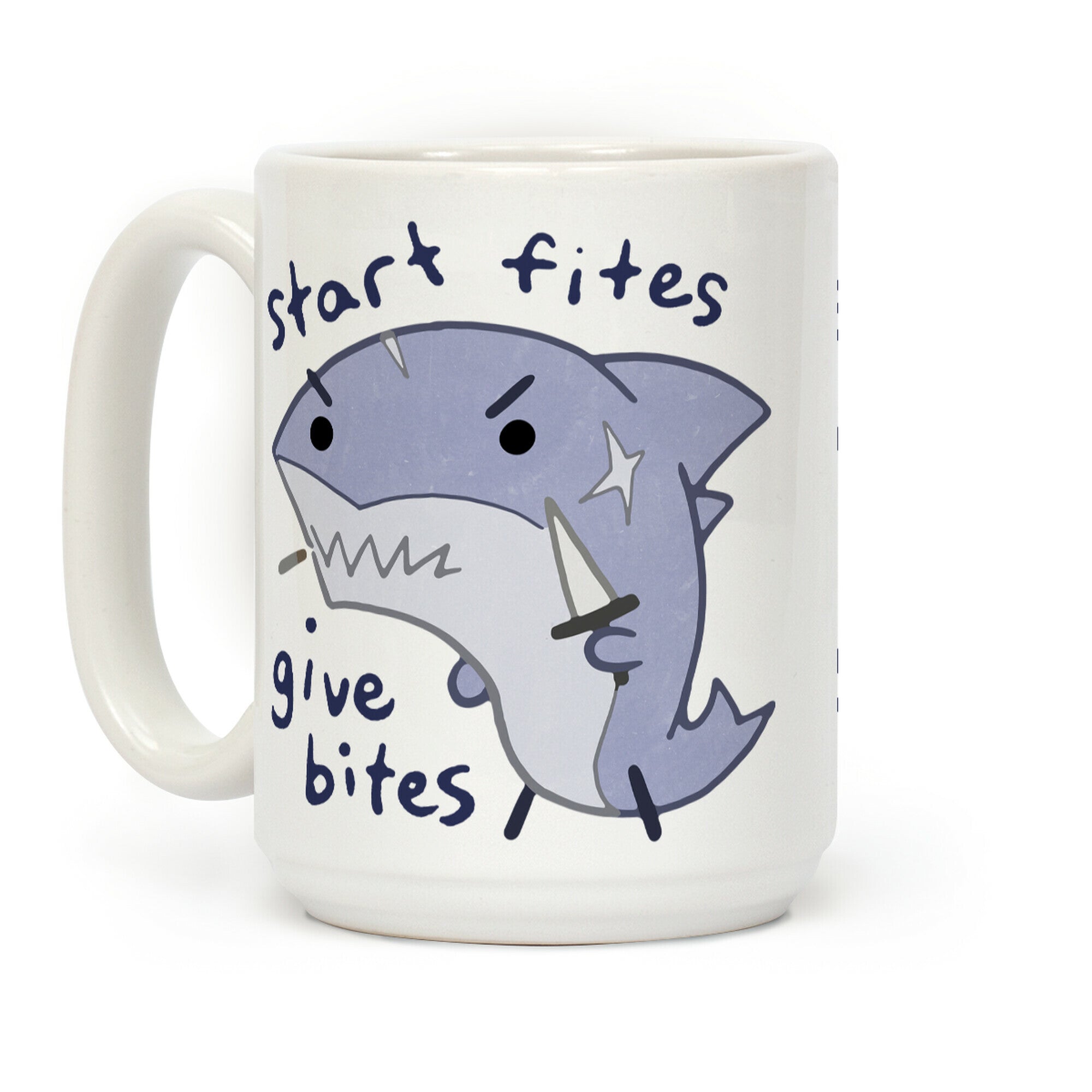 Start Fites Give Bites Coffee Mug