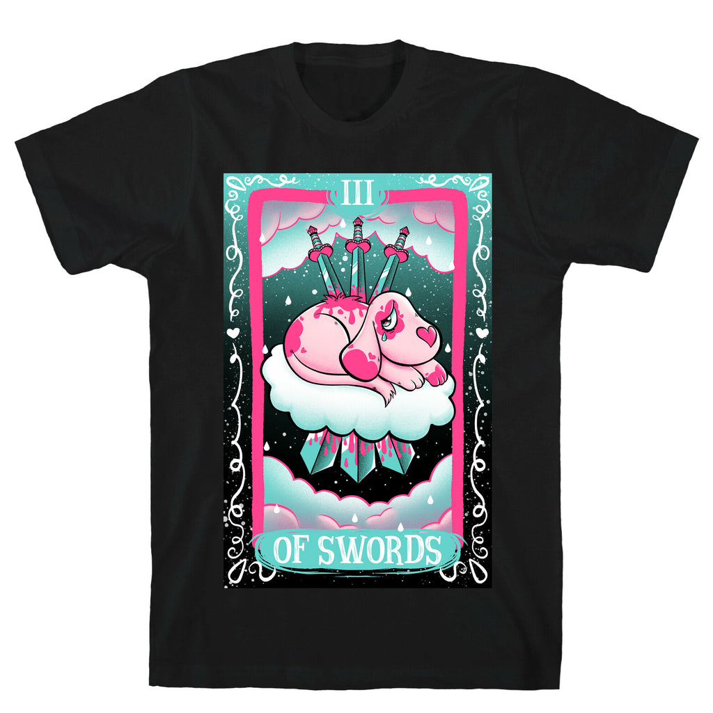 Creepy Cute Tarots: Three Of Swords T-Shirt