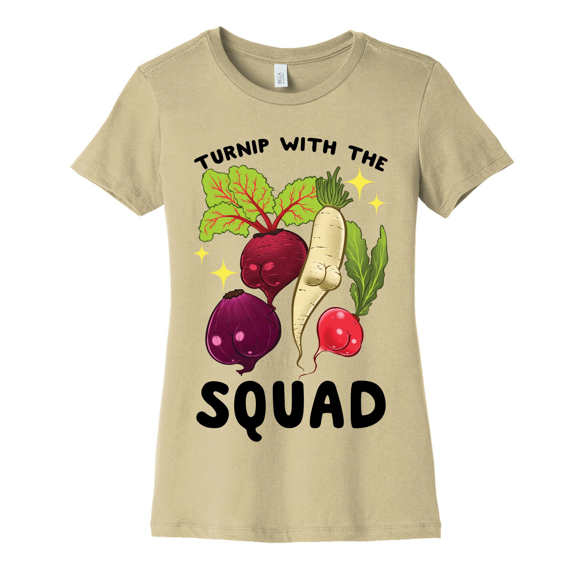 Turnip With The Squad Women's Cotton Tee