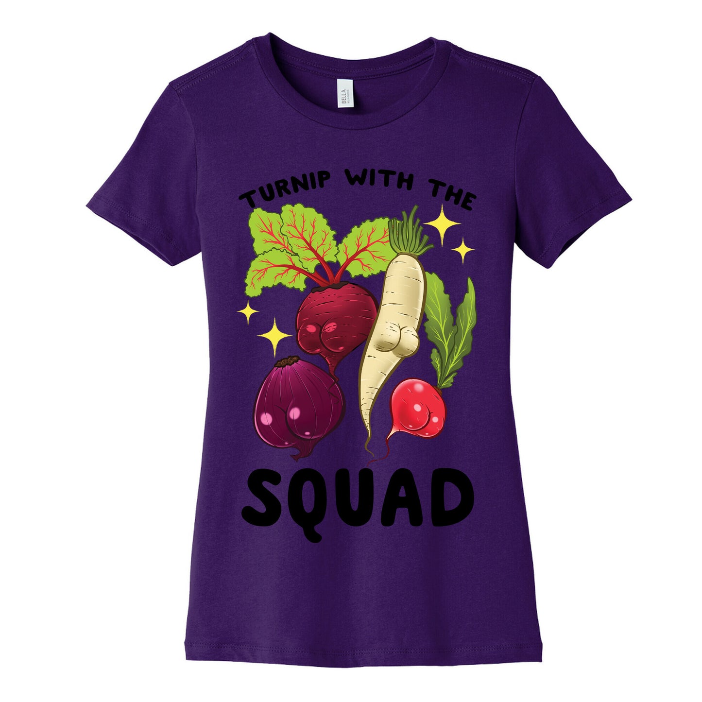 Turnip With The Squad Women's Cotton Tee