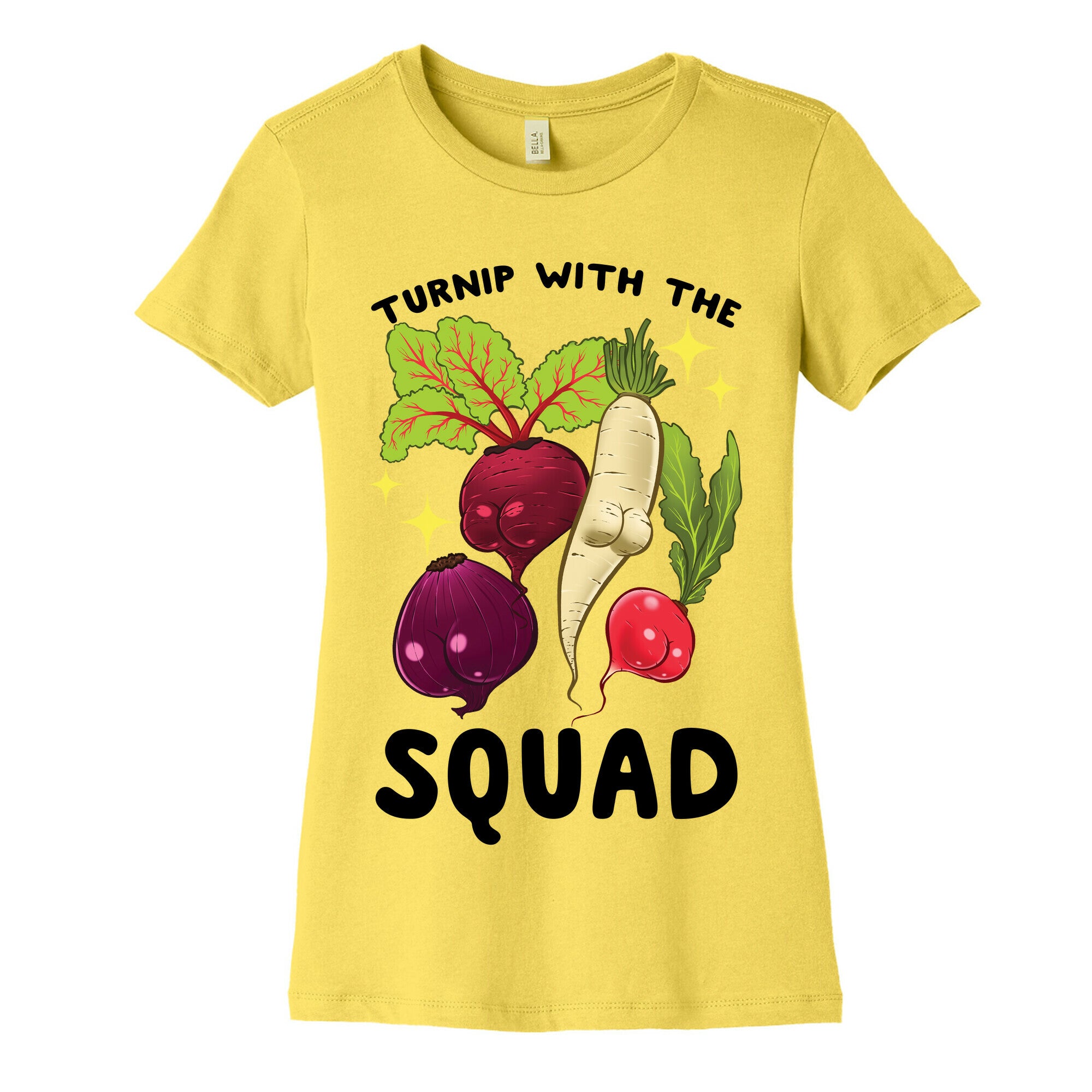 Turnip With The Squad Women's Cotton Tee