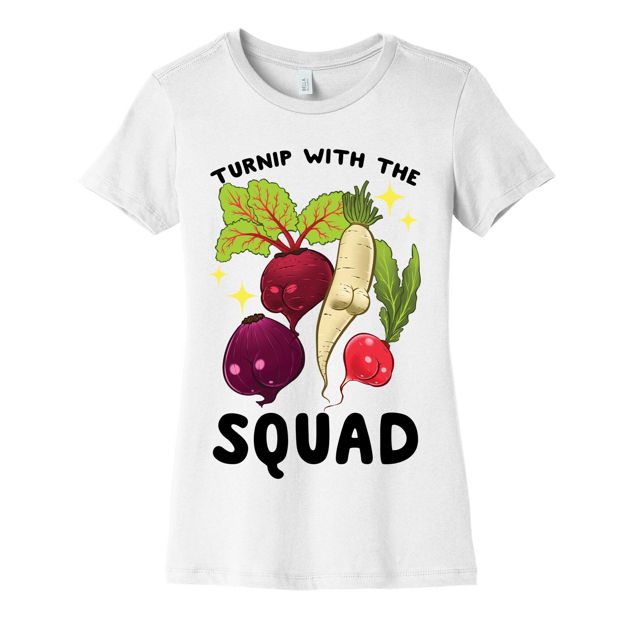 Turnip With The Squad Women's Cotton Tee