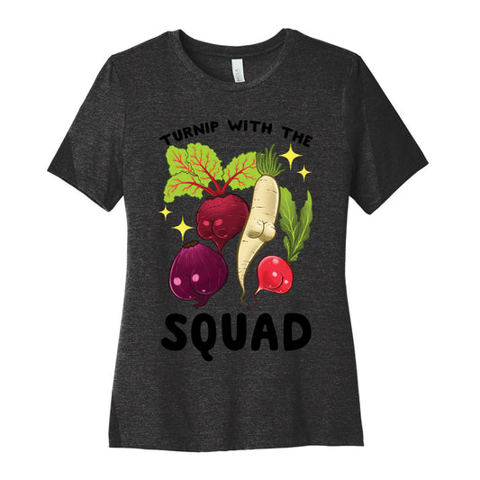 Turnip With The Squad Women's Cotton Tee