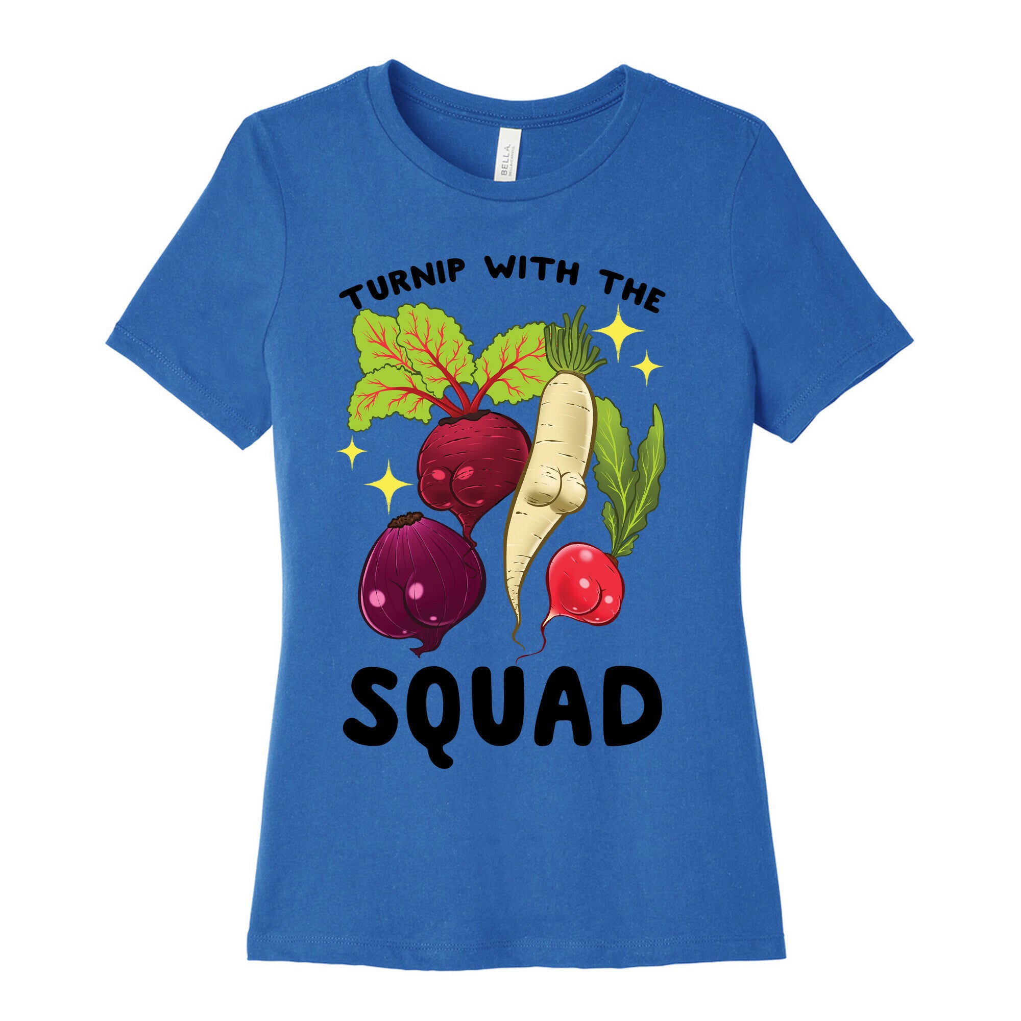 Turnip With The Squad Women's Cotton Tee