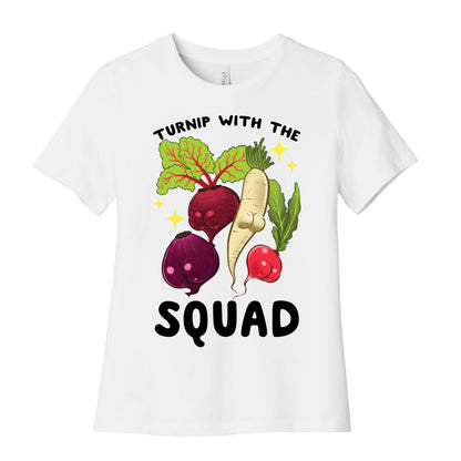 Turnip With The Squad Women's Cotton Tee