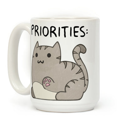 Cat Priorities Coffee Mug