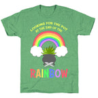 Looking For Pot At The End Of The Rainbow Unisex Triblend Tee