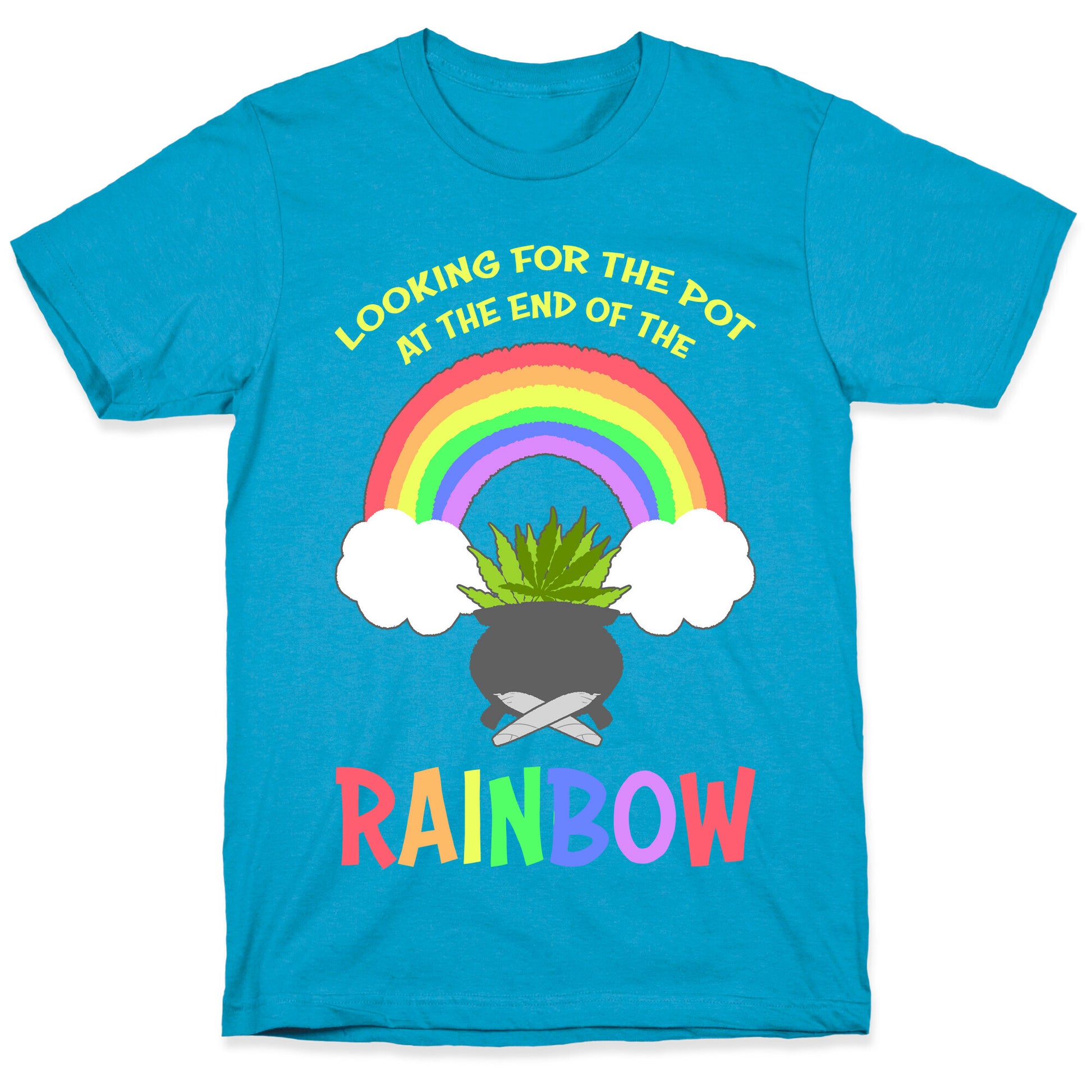 Looking For Pot At The End Of The Rainbow Unisex Triblend Tee