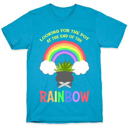 Looking For Pot At The End Of The Rainbow Unisex Triblend Tee