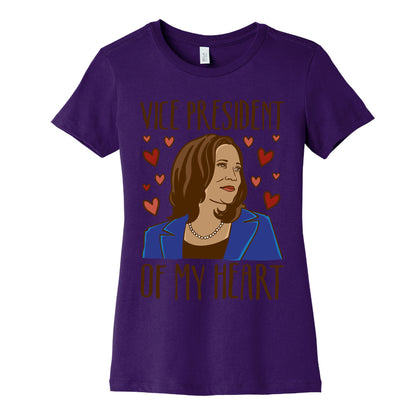 Vice President of My Heart  Womens Cotton Tee