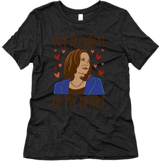 Vice President of My Heart  Womens Triblend Tee