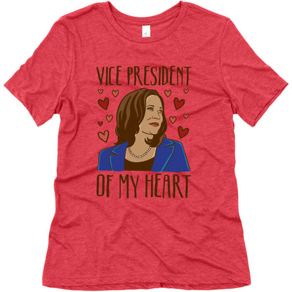 Vice President of My Heart  Womens Triblend Tee
