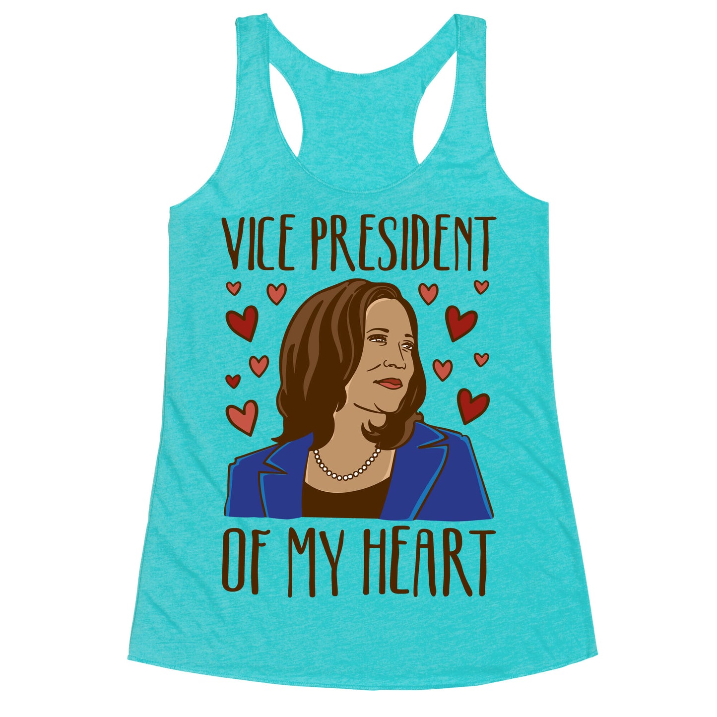 Vice President of My Heart  Racerback Tank