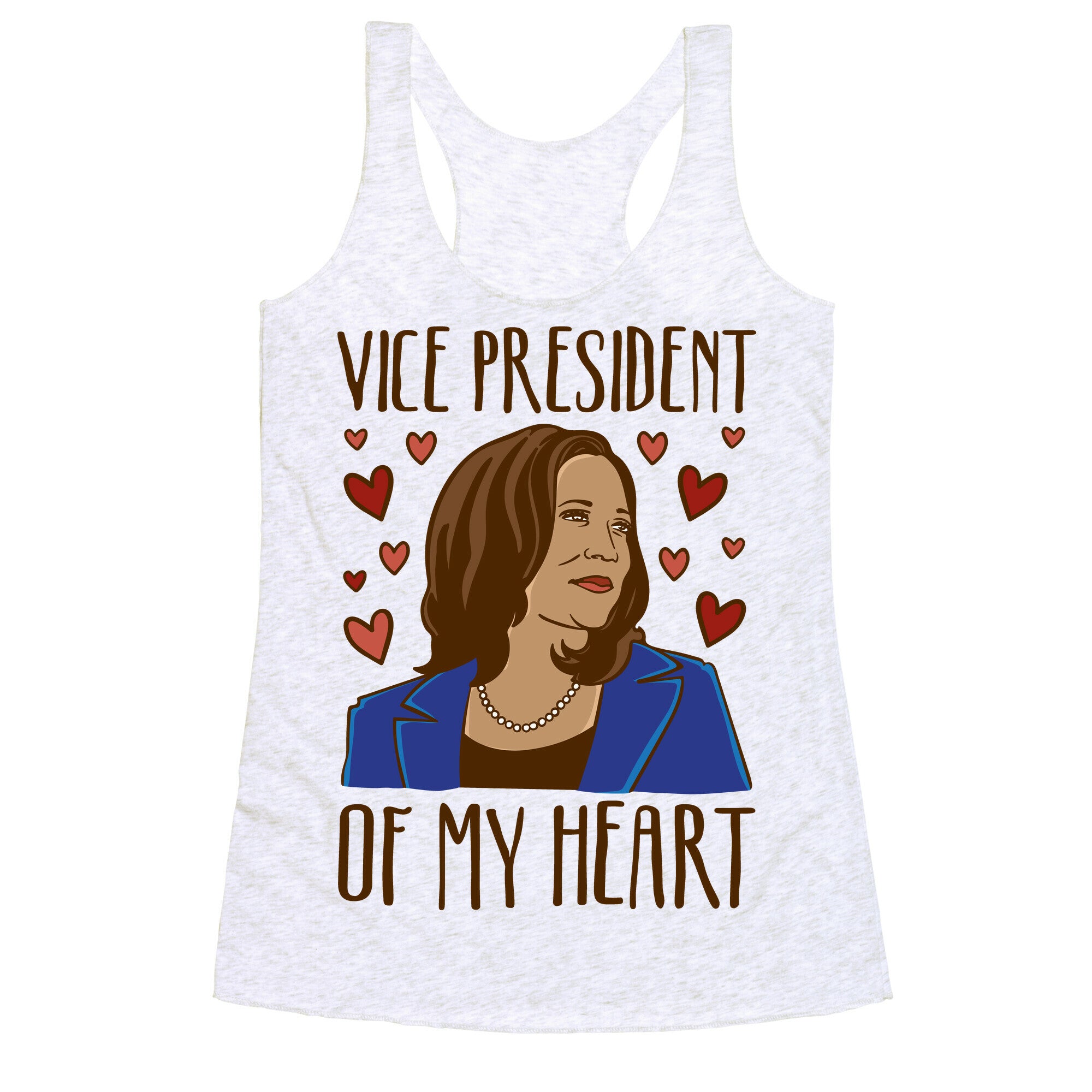 Vice President of My Heart  Racerback Tank