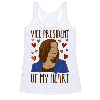 Vice President of My Heart  Racerback Tank