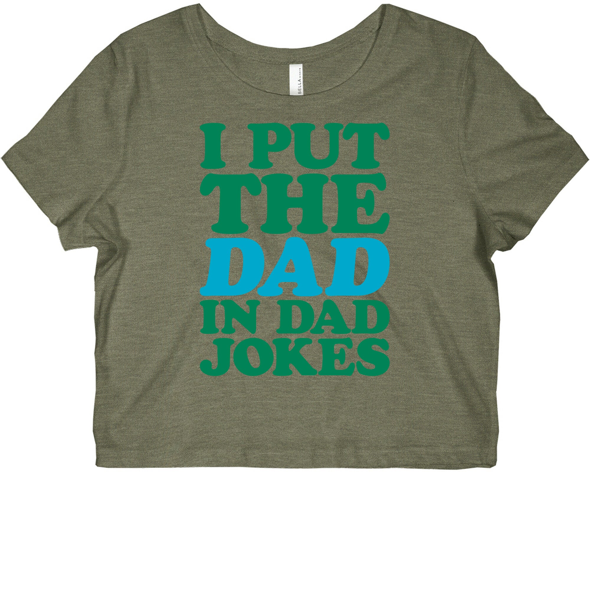 I Put The Dad In Dad Jokes Graphic Baby Tee