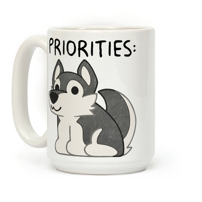 Husky Priorities Coffee Mug