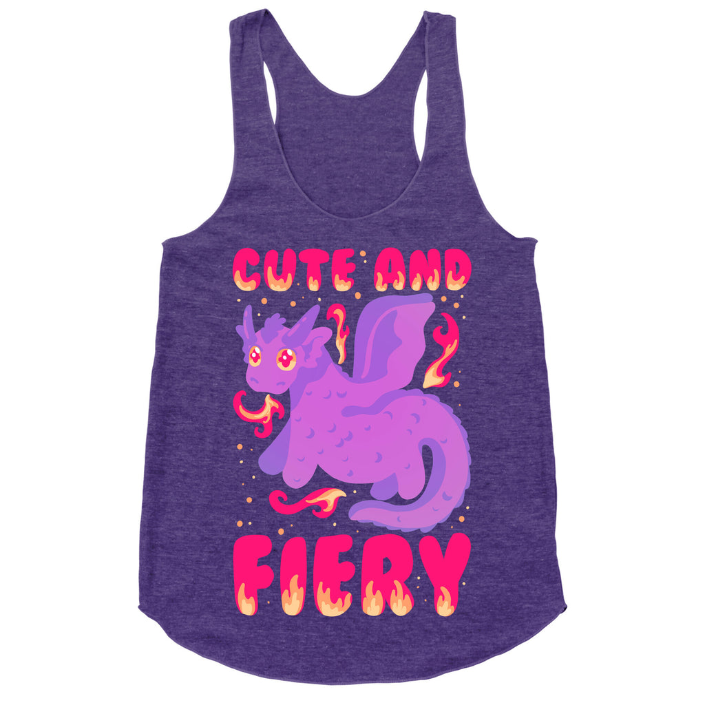 Cute and Fiery Dragon Racerback Tank