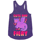 Cute and Fiery Dragon Racerback Tank