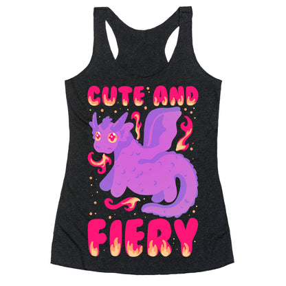 Cute and Fiery Dragon Racerback Tank