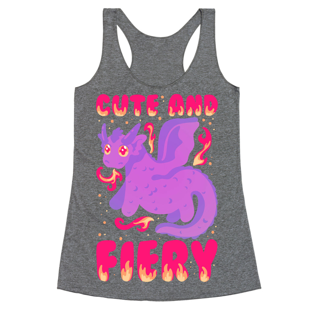 Cute and Fiery Dragon Racerback Tank