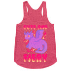 Cute and Fiery Dragon Racerback Tank