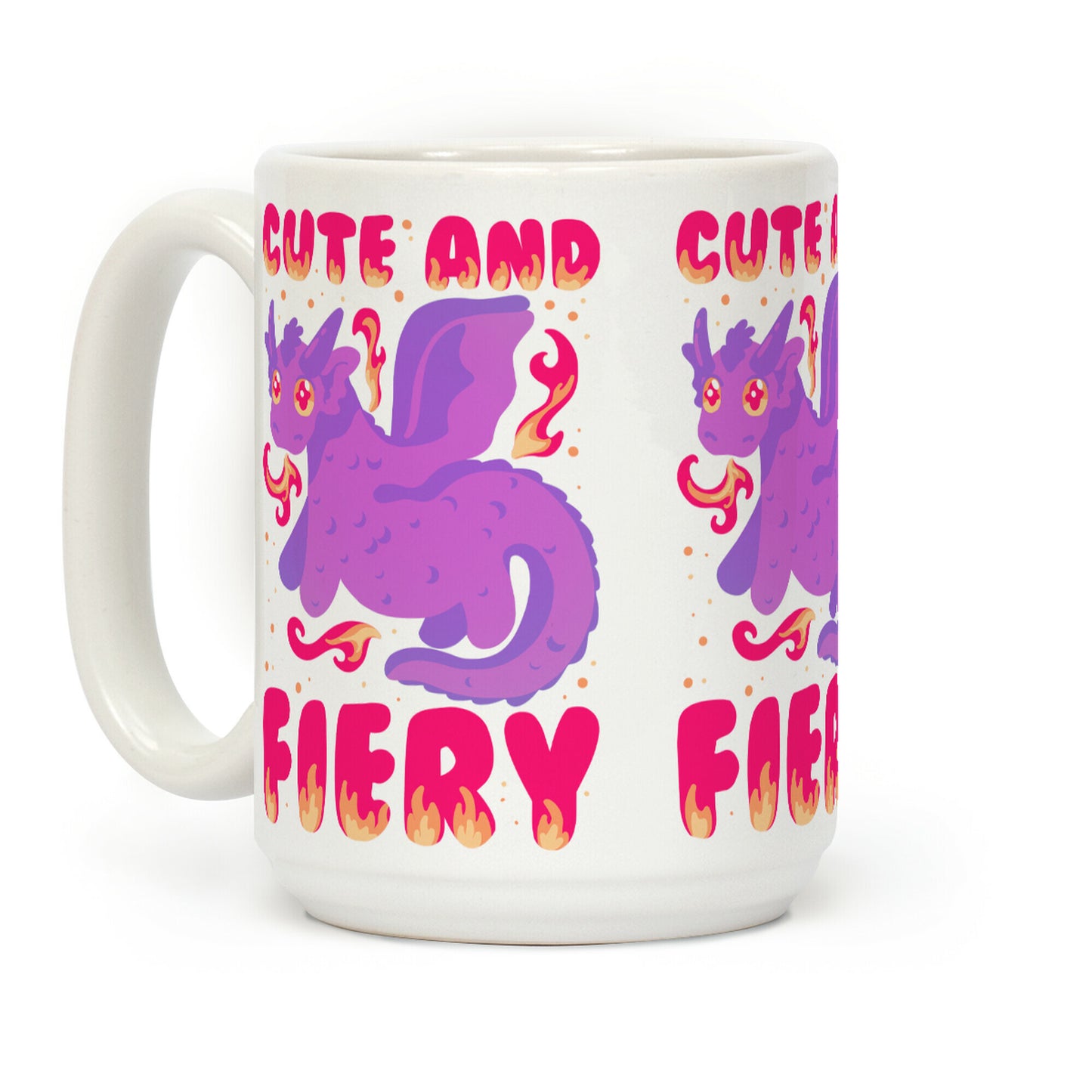 Cute and Fiery Dragon Coffee Mug