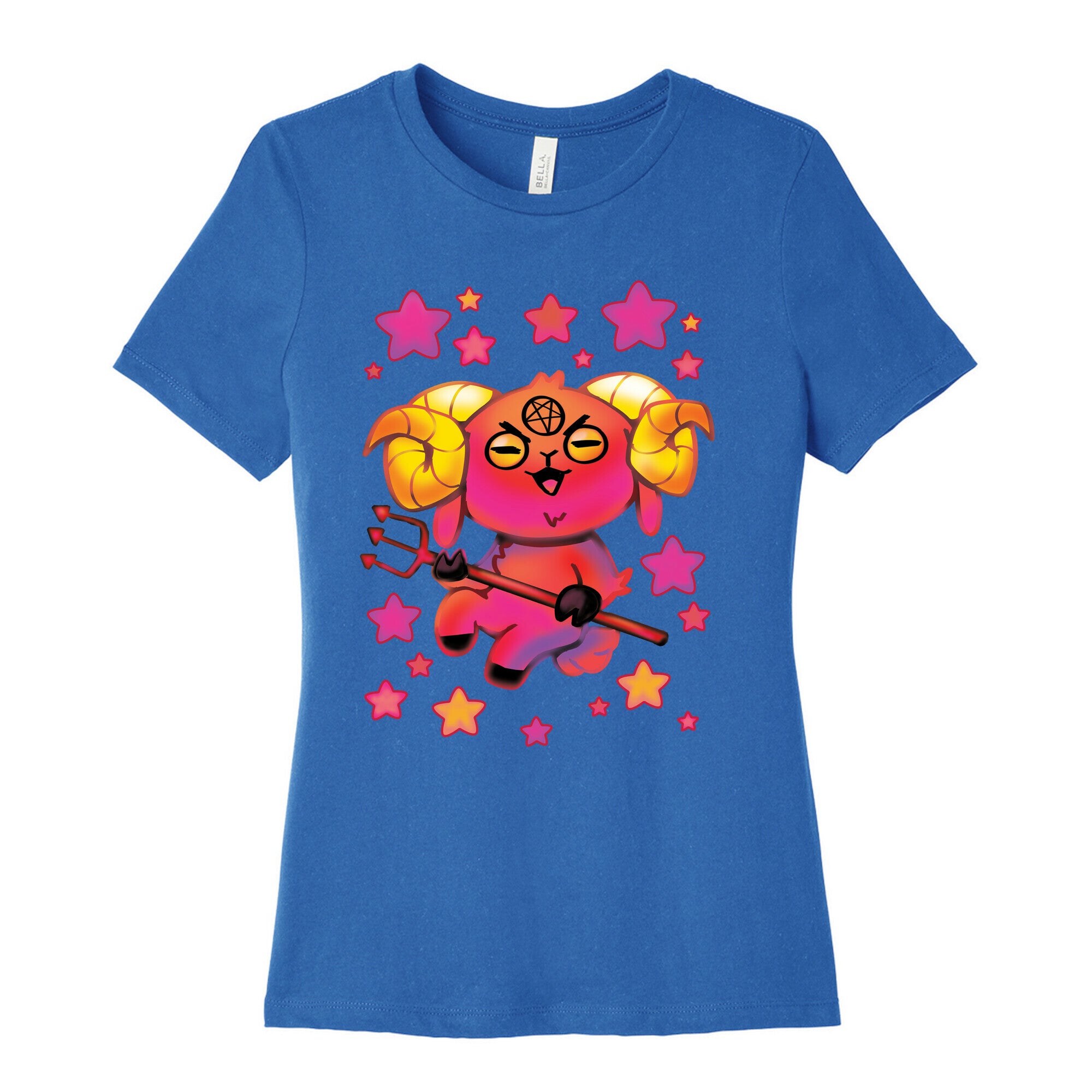 Kawaii Demon Goat Women's Cotton Tee