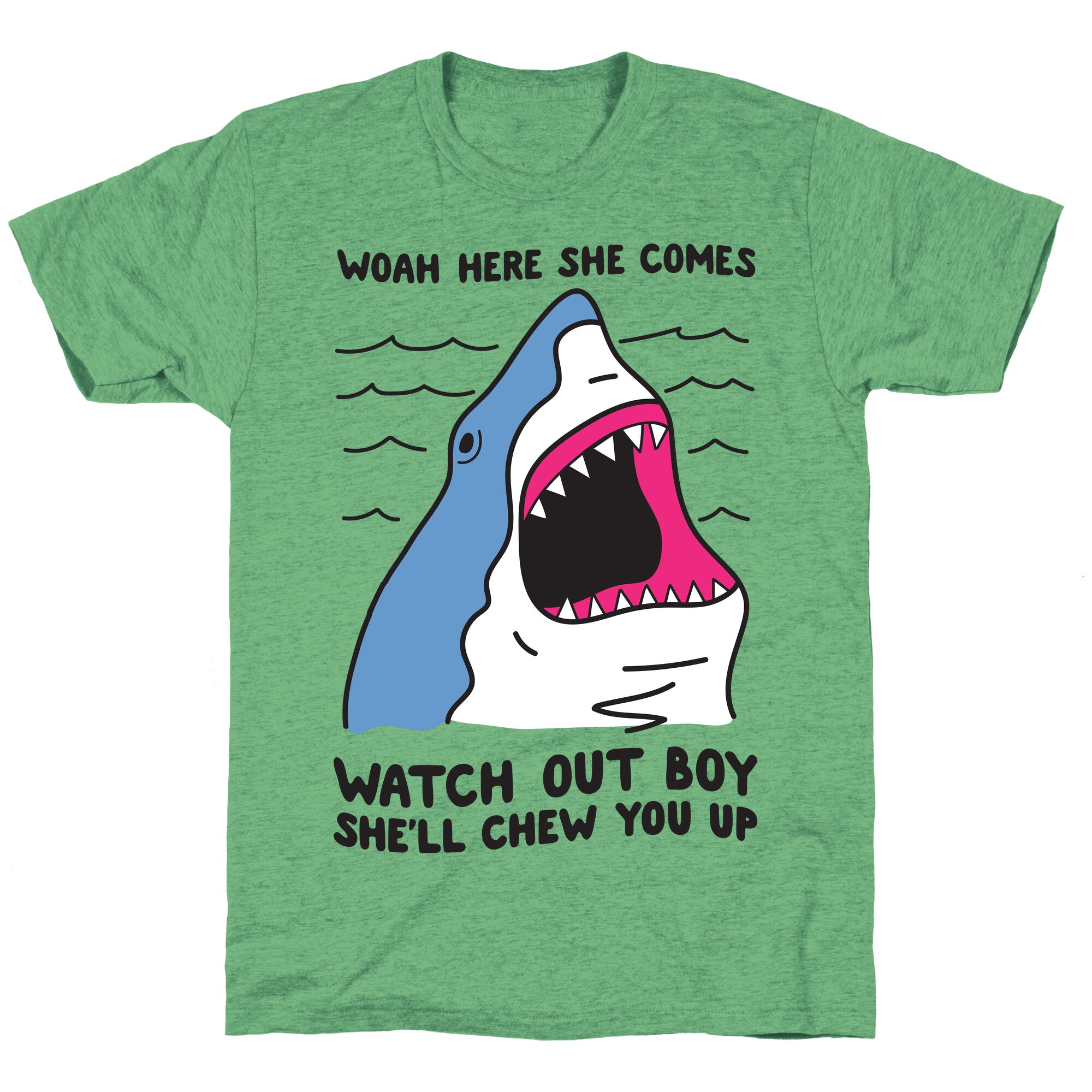 Maneater Shark Unisex Triblend Tee